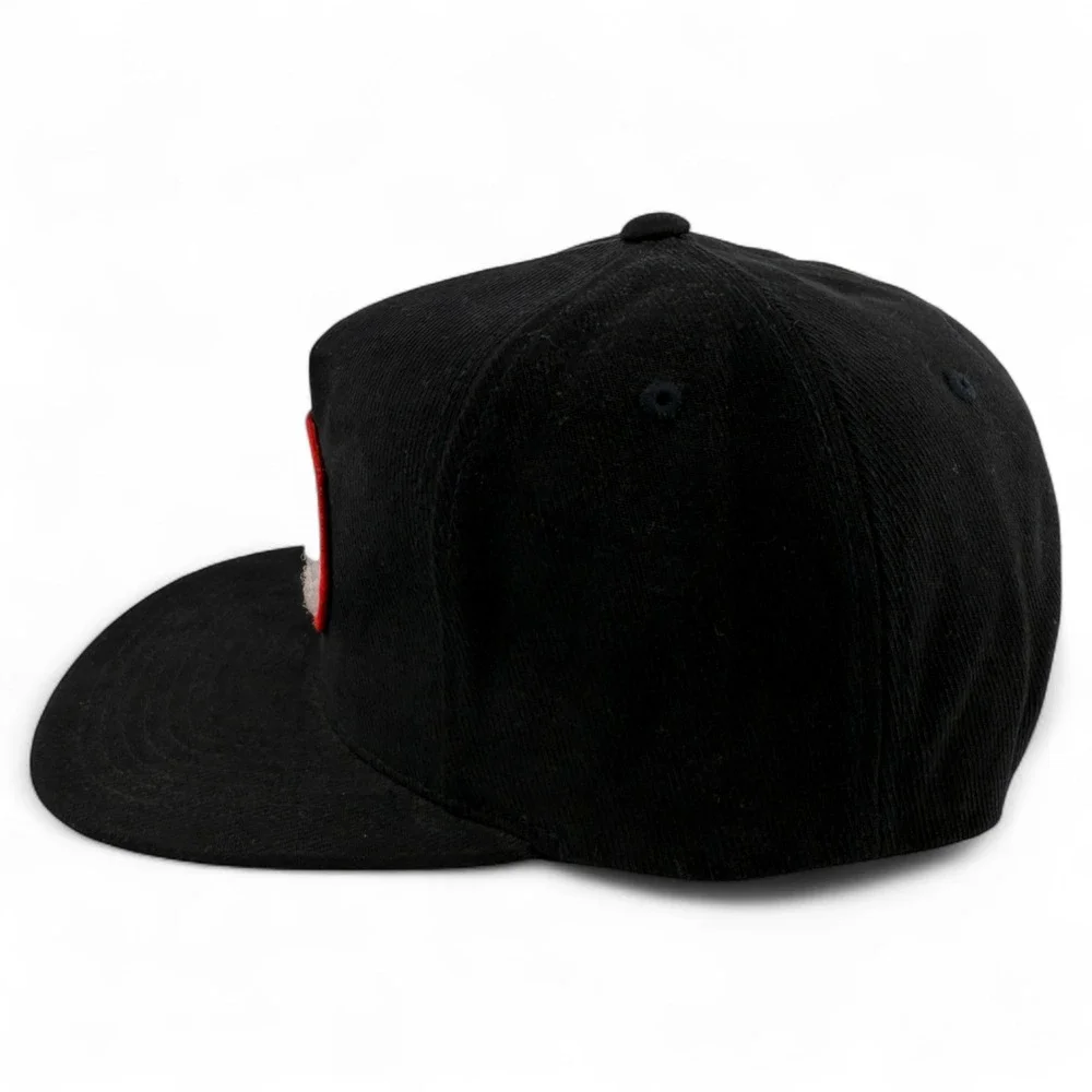 Brixton Company Canyon MP Cotton Black A-Frame Snapback Adjustable Hat Cap